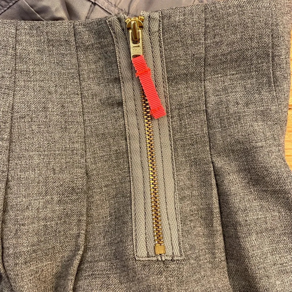 Crewcut Girls Grey Wool Box Pleated skirt, size 6 - Picture 5 of 7